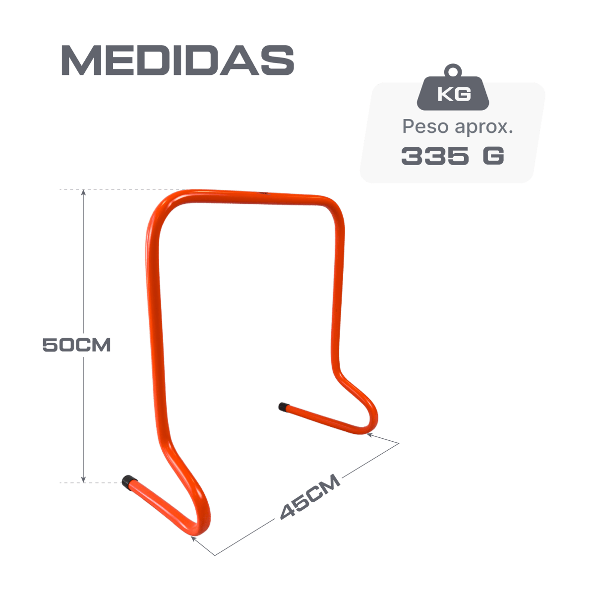 Barreirinha de Agilidade 50cm PVC Velden