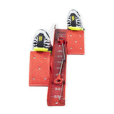 Bloco de partida de aço e pvc Pista e Campo visto de trás