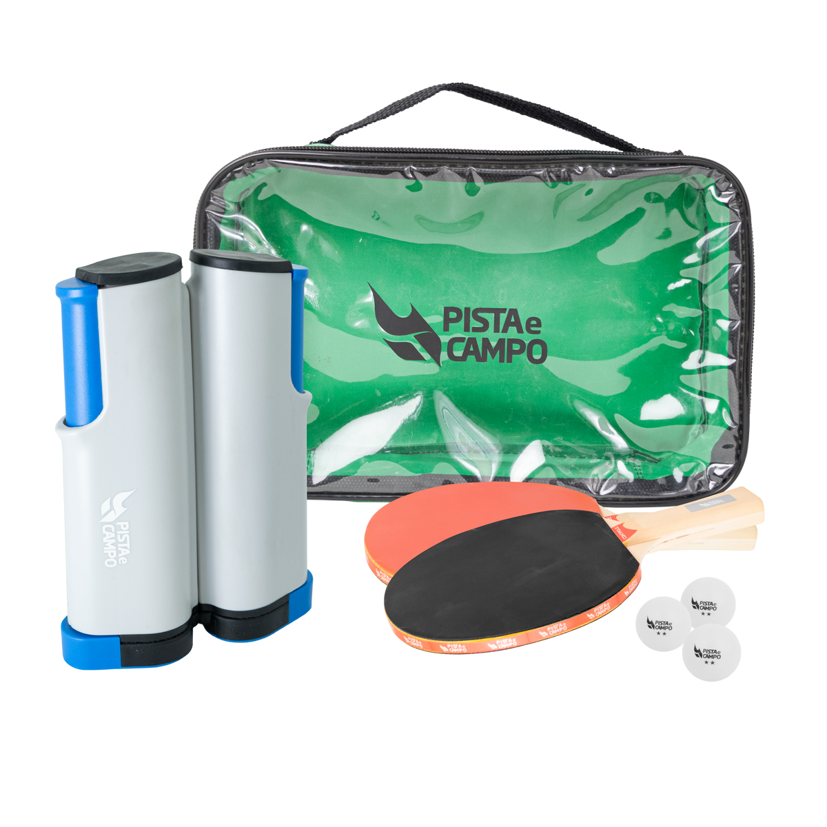 Kit Completo de Tênis de Mesa Jintai - Rede, Raquetes e Bolas