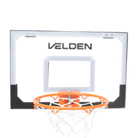 Mini tabela de basquete 45x30 cm para porta ou parede Velden