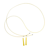 Corda de pular de aço revestido de PVC 2,65m x 2mm speed rope Pista e Campo