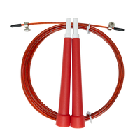 Corda de pular de aço revestido de PVC 2,65m x 2mm speed rope Pista e Campo