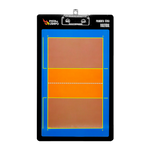 Prancheta tática magnética dupla face com caneta para treinamento de Voleibol Pista e Campo