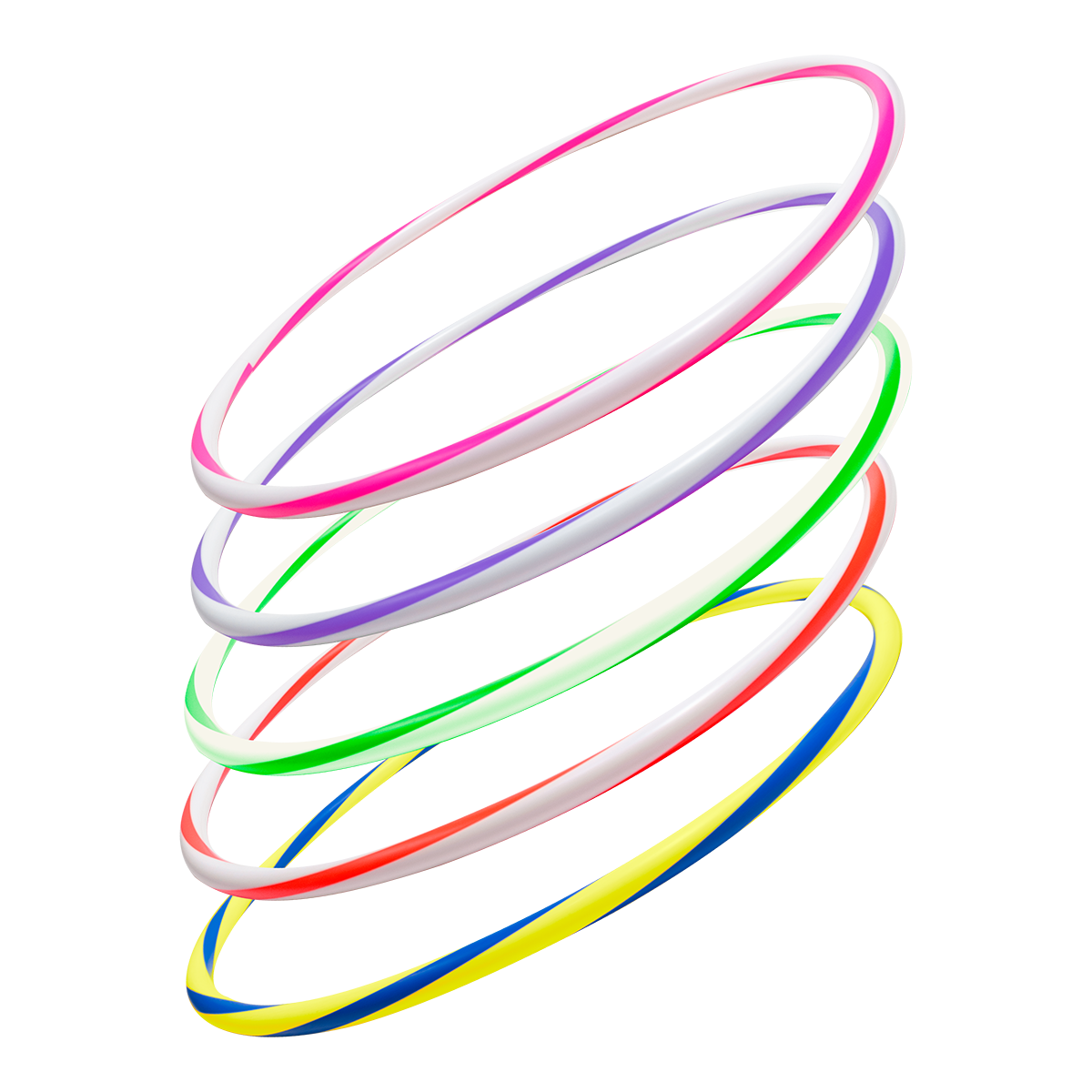 Arco 76cm de Ginástica Rítmica em Espiral Gracios