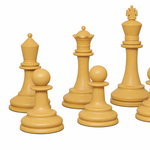 Jogo de peças para xadrez gigante rei com 63,5cm modelo premium NeoFun
