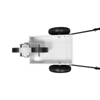 Carrinho para demarcar gramados e pistas com tinta (rolo) Pista e Campo