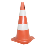 Cone de sinalização de trânsito 50cm rígido Pista e Campo