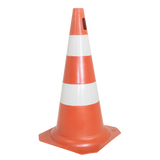 Cone de sinalização de trânsito 50cm rígido Pista e Campo