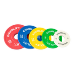 Kit 15kg Anilhas Olímpicas Fracionadas Coloridas Envolst