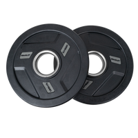 Kit 200kg Anilhas Olímpicas Vulcanizadas Envolst