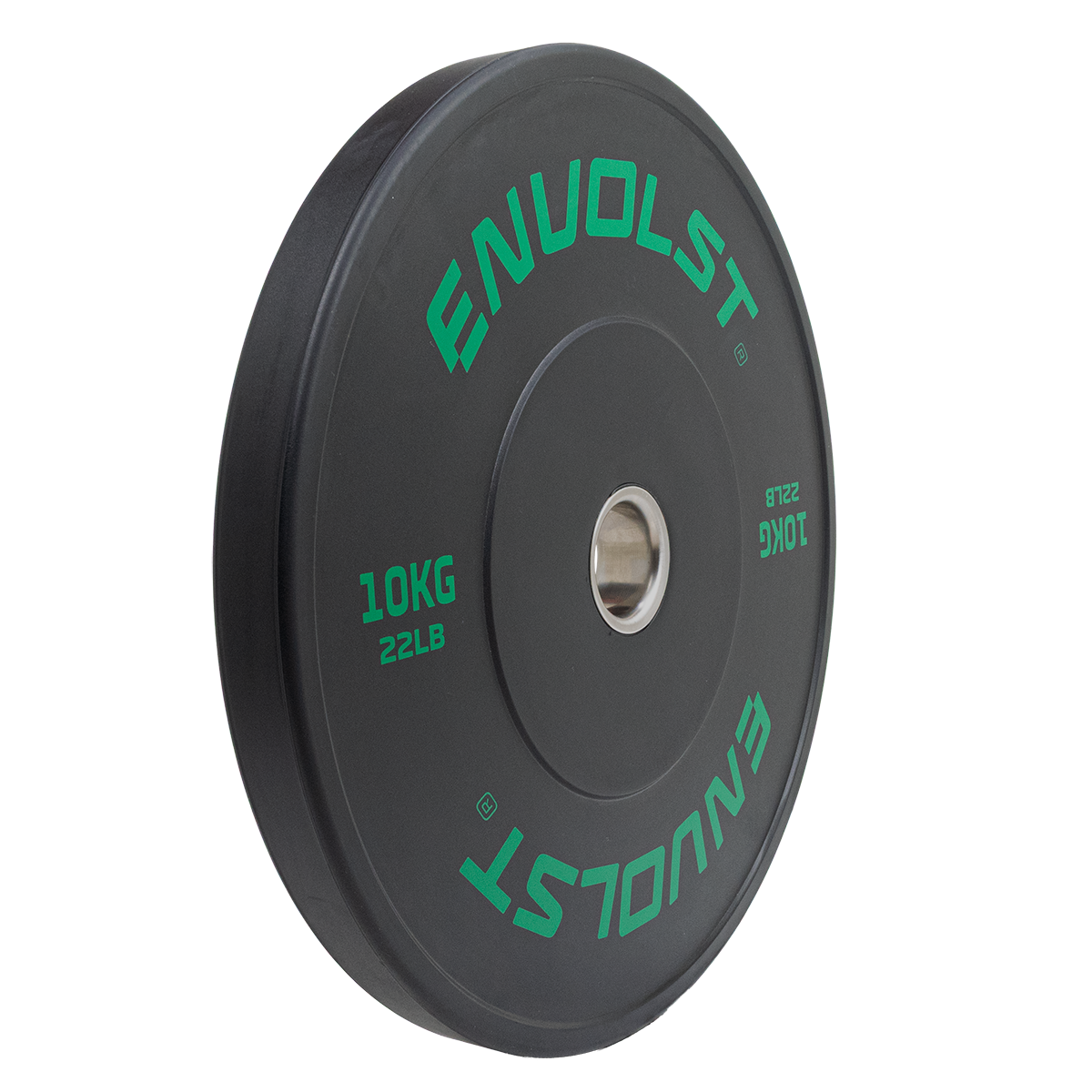Anilha Bumper Olímpica 10 kg Treinos de LPO e Cross Envolst
