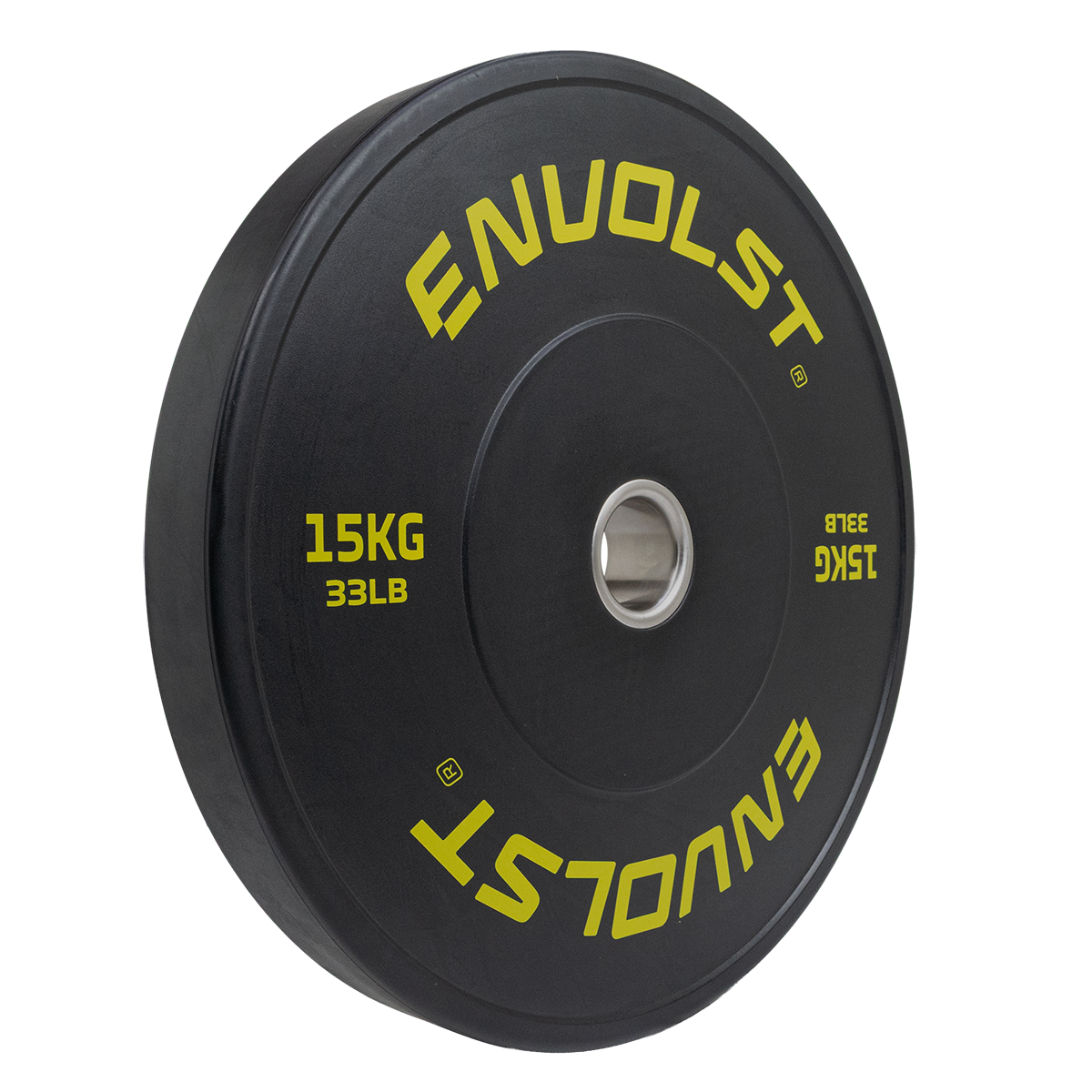 Anilha Bumper Olímpica 15 kg Treinos de LPO e Cross Envolst