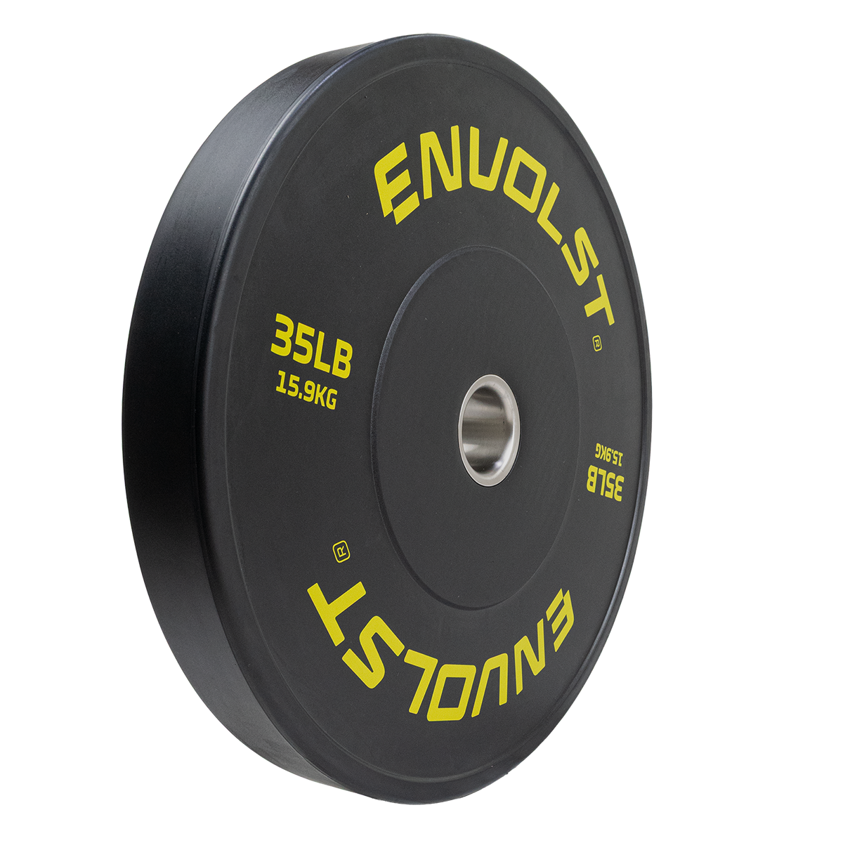 Anilha Bumper Olímpica 35 lb Treinos de LPO e Cross Envolst