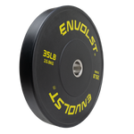 Anilha Bumper Olímpica 35 lb Treinos de LPO e Cross Envolst