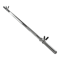 Barra Reta de Musculação Maciça 1,50m 28mm com Presilha Envolst