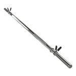 Barra Reta de Musculação Maciça 1,50m 28mm com Presilha Envolst