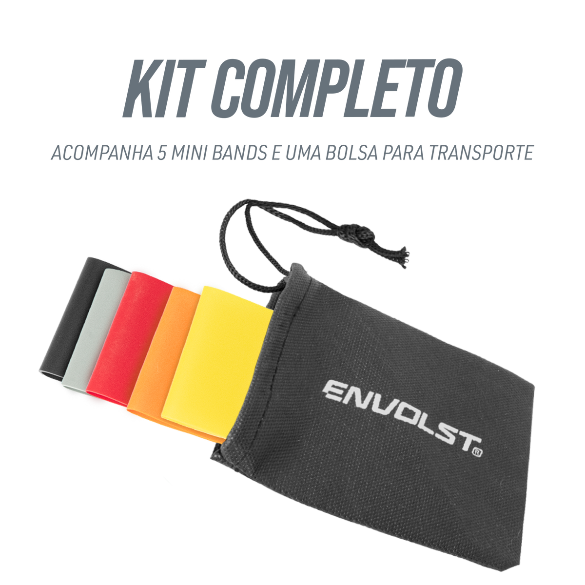 Kit 5 Mini Bands Envolst — 5 Intensidades