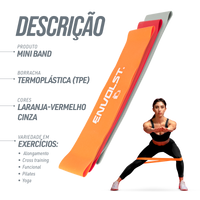 Mini Band Envolst - kit com 3 intensidades