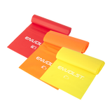 Faixa elástica 1,50m x 15cm Envolst - Kit com 03 intensidades