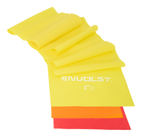 Faixa elástica 1,50m x 15cm Envolst - Kit com 03 intensidades