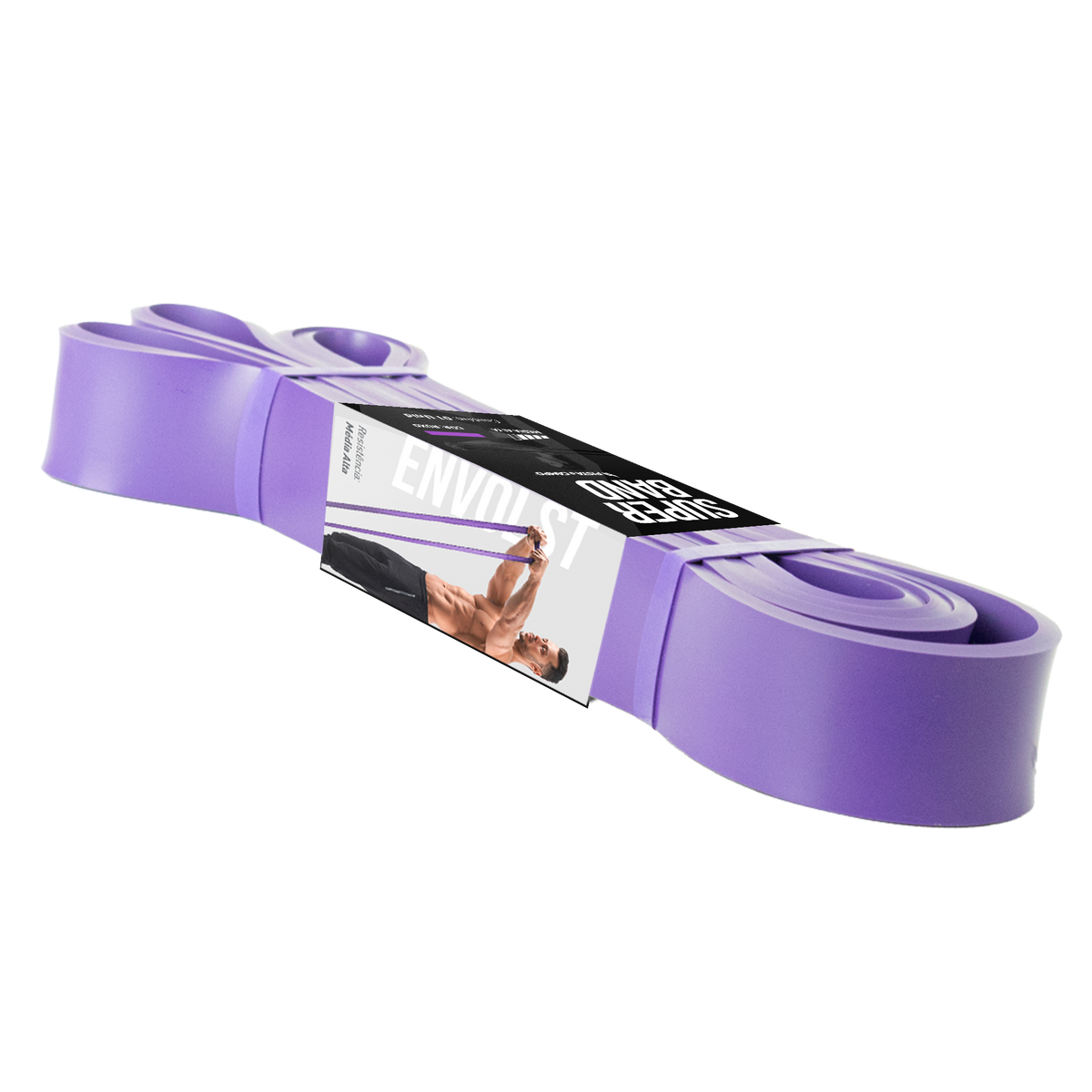 Superband resistência forte (cor roxo) 3,2cm Pista e Campo