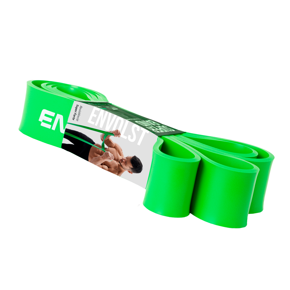 Superband resistência super forte (cor verde) 4,4cm Pista e Campo