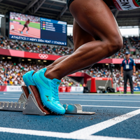 Sapatilha de atletismo para velocidade Health - Azul