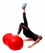 Bola Feijão Peanut Ball 90x45cm Envolst — Azul e Vermelho