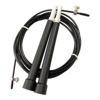 Corda de pular de aço revestido de PVC 2,65m x 2mm speed rope Pista e Campo