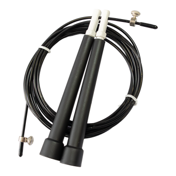 Corda de pular de aço revestido de PVC 2,65m x 2mm speed rope Pista e Campo