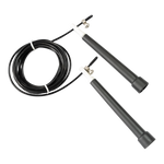 Corda de pular de aço revestido de PVC 2,65m x 2mm speed rope Pista e Campo