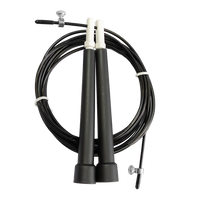 Corda de pular de aço revestido de PVC 2,65m x 2mm speed rope Pista e Campo