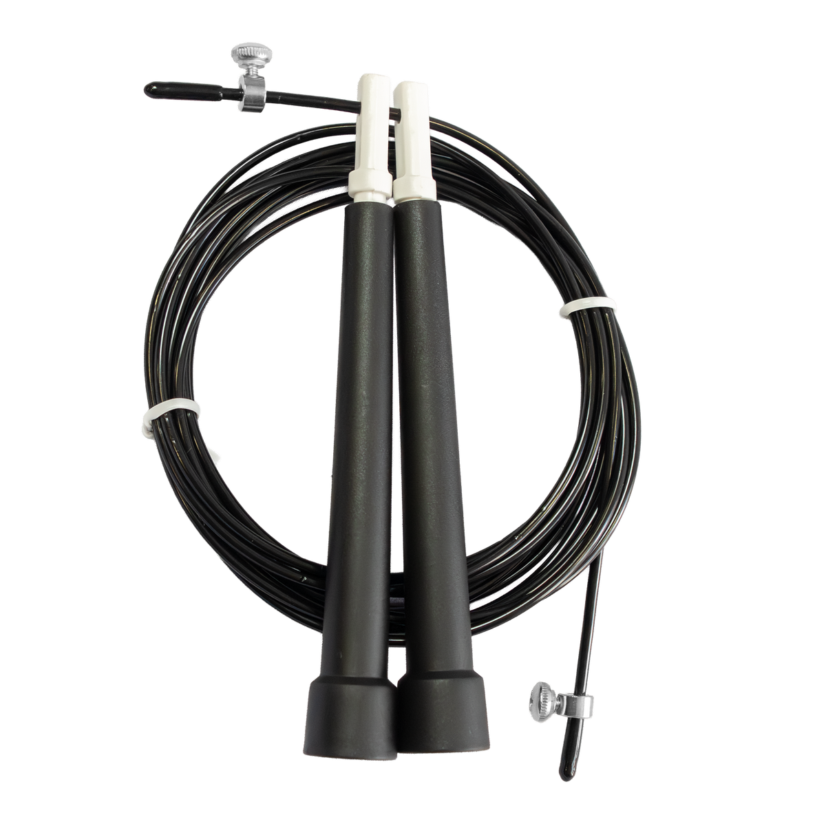 Corda de pular de aço revestido de PVC 2,65m x 2mm speed rope Pista e Campo