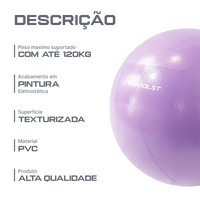 Bola de pilates inflável overball 25cm Pista e Campo