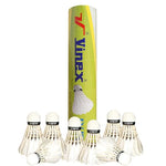 Peteca de Badminton com Penas Naturais 10Un Vinex