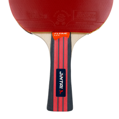 Raquete de Tênis de Mesa Jintai Flame — Borracha Aprovada pela ITTF