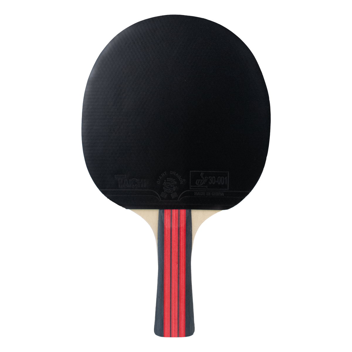 Raquete de Tênis de Mesa Jintai Flame — Borracha Aprovada pela ITTF