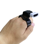 Apito de plástico tipo fox com dedal Pista e Campo