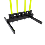 Boneco barreira para treinamento de falta no futebol com base Pista e Campo