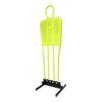 Boneco barreira para treinamento de falta no futebol com base Pista e Campo