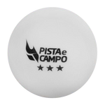 Bolinhas de Tênis de Mesa 40+ ABS 3 Estrelas Pista e Campo 6Un