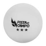 Bolinhas de Tênis de Mesa 40+ ABS 3 Estrelas Pista e Campo 6Un