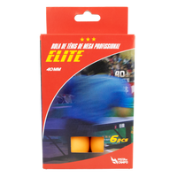 Bolinhas de Tênis de Mesa 40+ ABS 3 Estrelas Pista e Campo 6Un