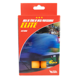 Bolinhas de Tênis de Mesa 40+ ABS 3 Estrelas Pista e Campo 6Un