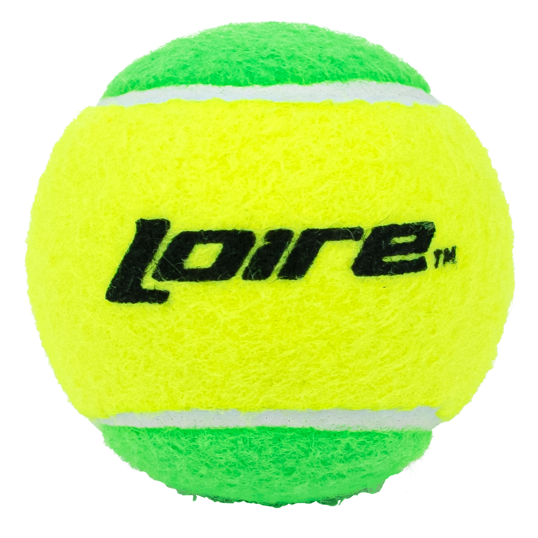 Bola de Tênis Estágio 1 Verde Infantil Tubo 3un Loire