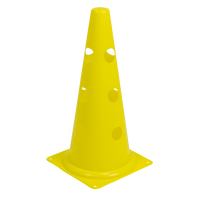 Cone de plástico 38cm com furos Pista e Campo