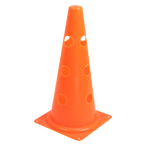 Cone de plástico 38cm com furos Pista e Campo
