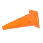 Cone de plástico 38cm com furos Pista e Campo