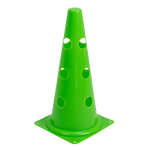 Cone de plástico 38cm com furos Pista e Campo