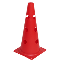 Cone de plástico 38cm com furos Pista e Campo